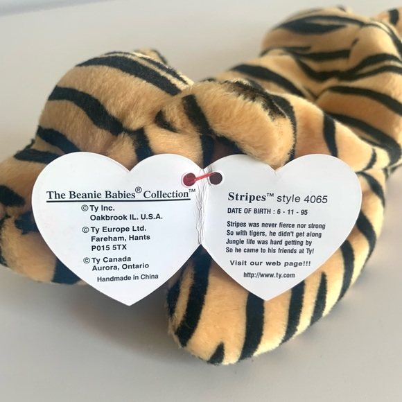 Ty Beanie Babies “Stripes” the tiger - Picture 3 of 3